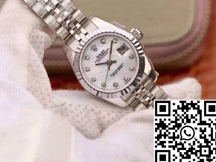 White Dial Lady 28MM Rolex Datejust 0204
